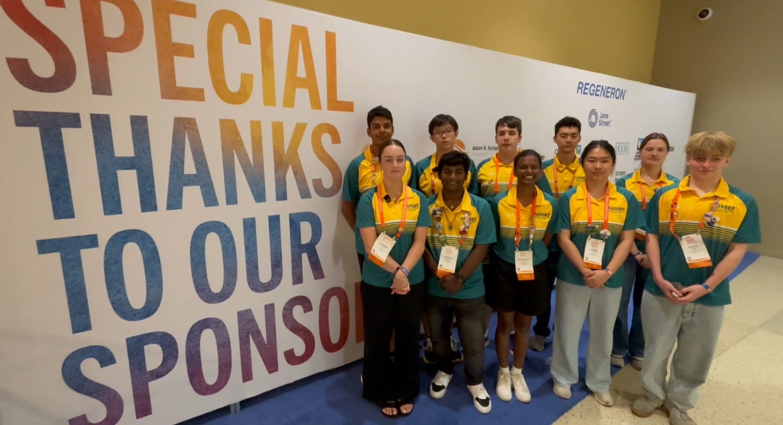 Group of Australian students at the ISEF event