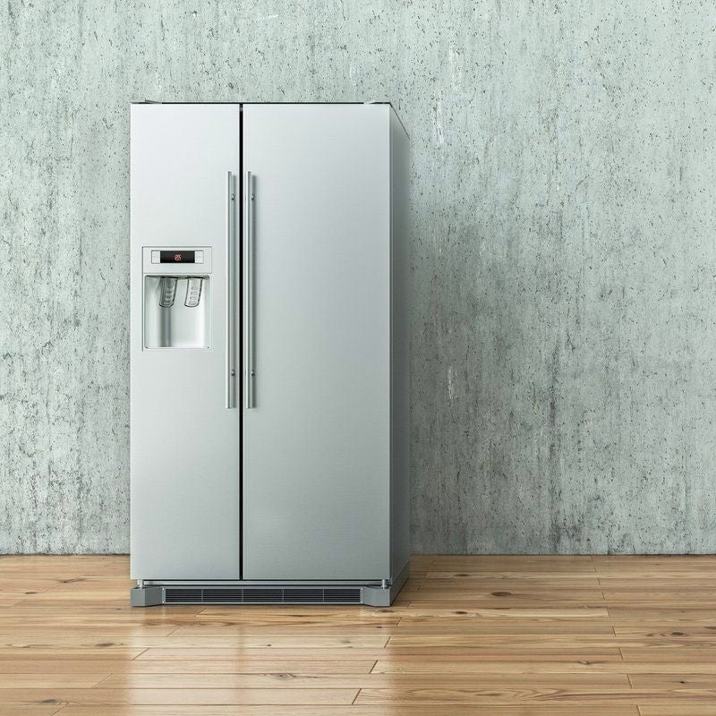 Stainless steel fridge