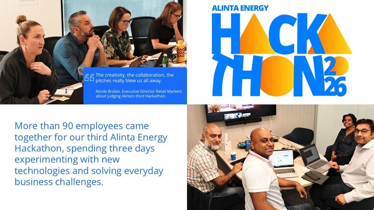 A montage of Hackathon images