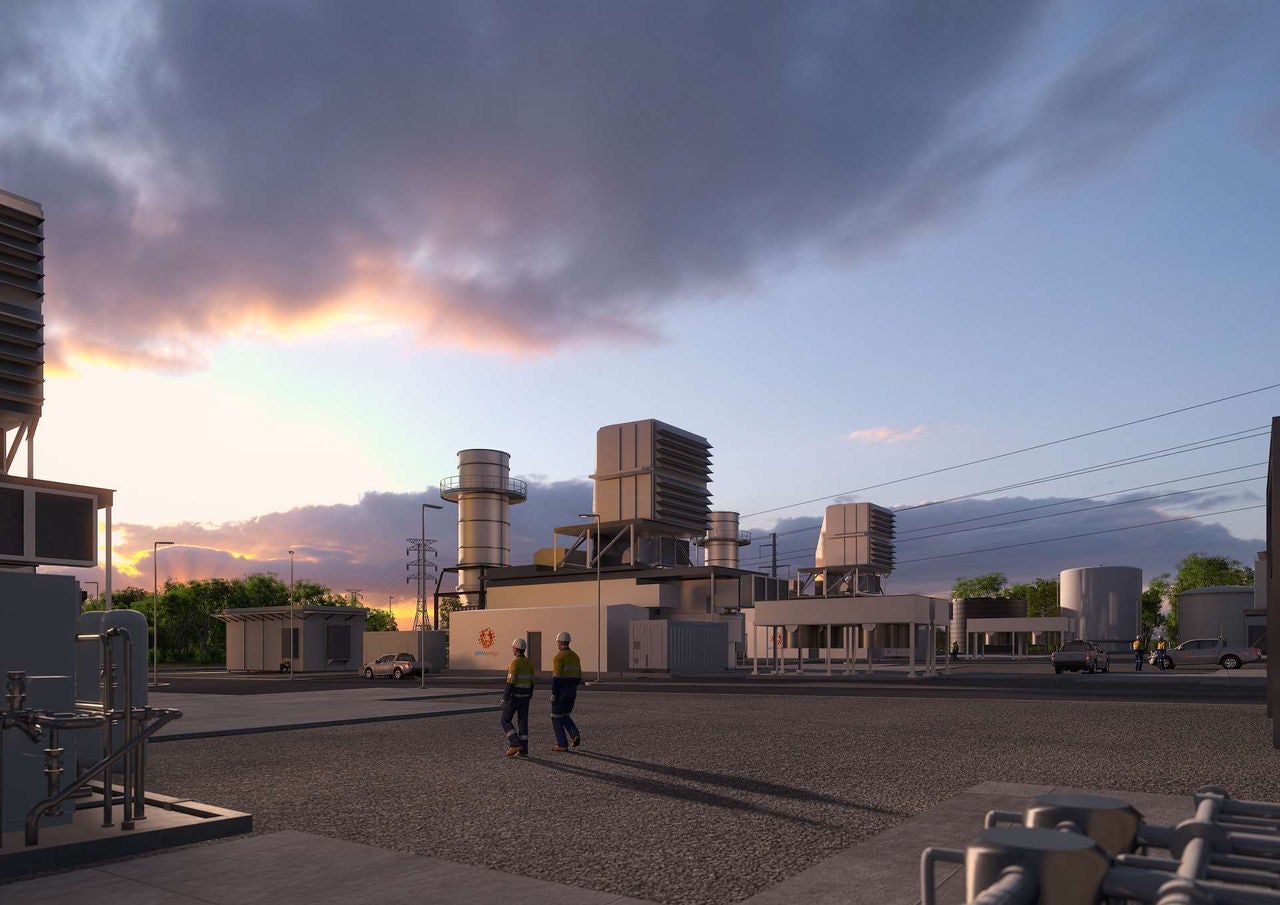 A CG rendered image of the proposed Braemar Energy Hub
