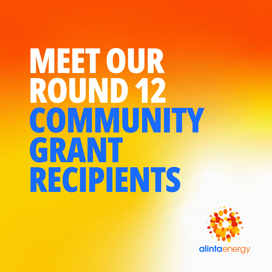 Gif of recipients of the Alinta Energy Community Grants Round 12